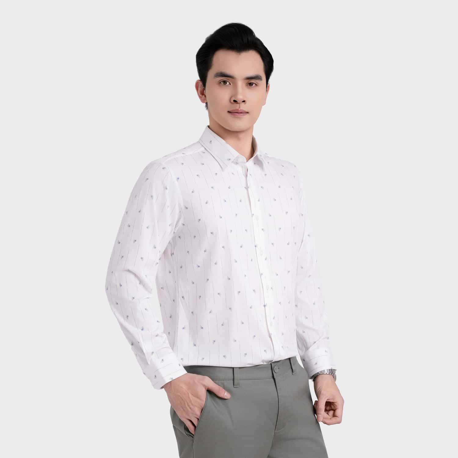 Áo Sơ Mi Nam Aristino Bamboo Regular Fit ALS576S0H2