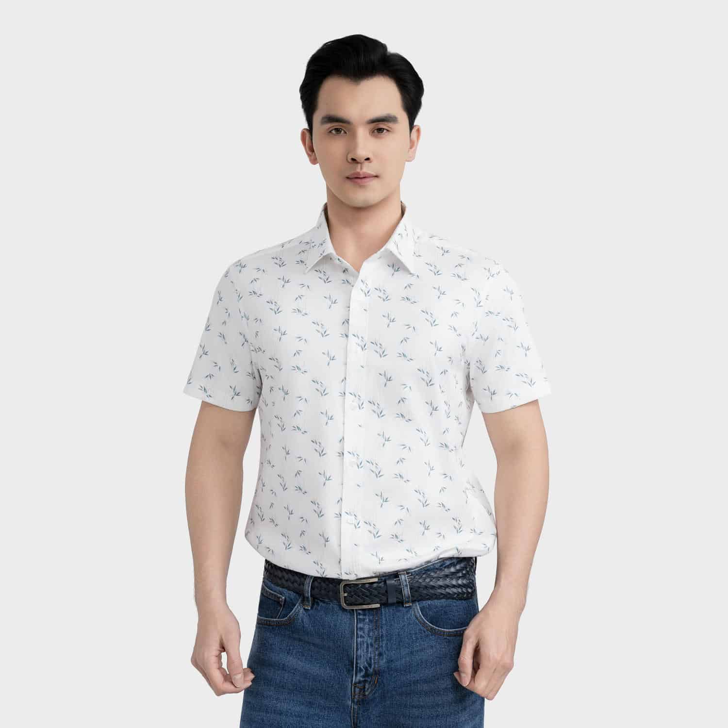 Áo Sơ Mi Nam Họa Tiết Aristino Business 1SS012SAH2