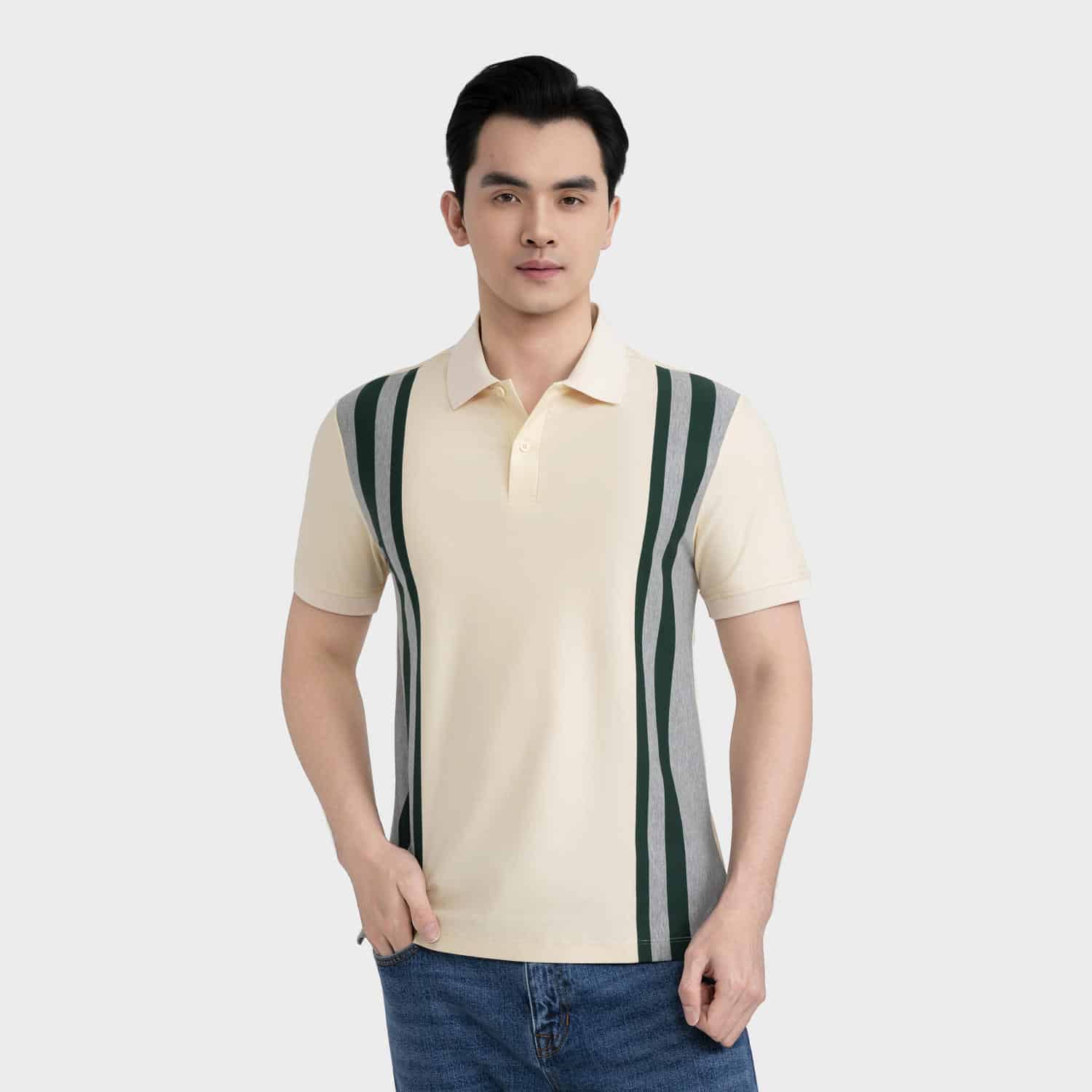 Áo Polo Nam Mercerized Cotton Aristino APS202SAH2