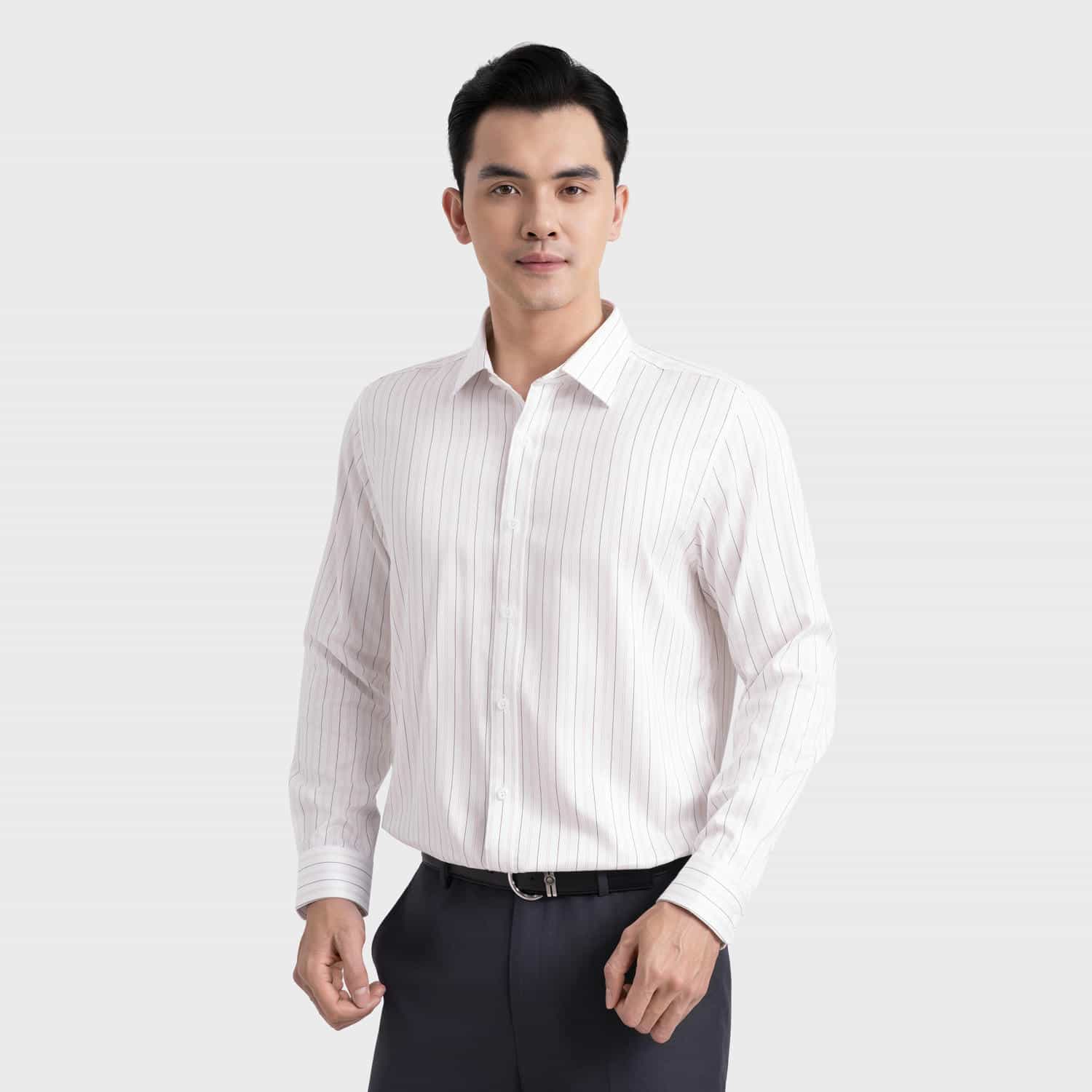 Áo Sơ Mi Nam Cotton Aristino Business Regular Fit 1LS207S0H2