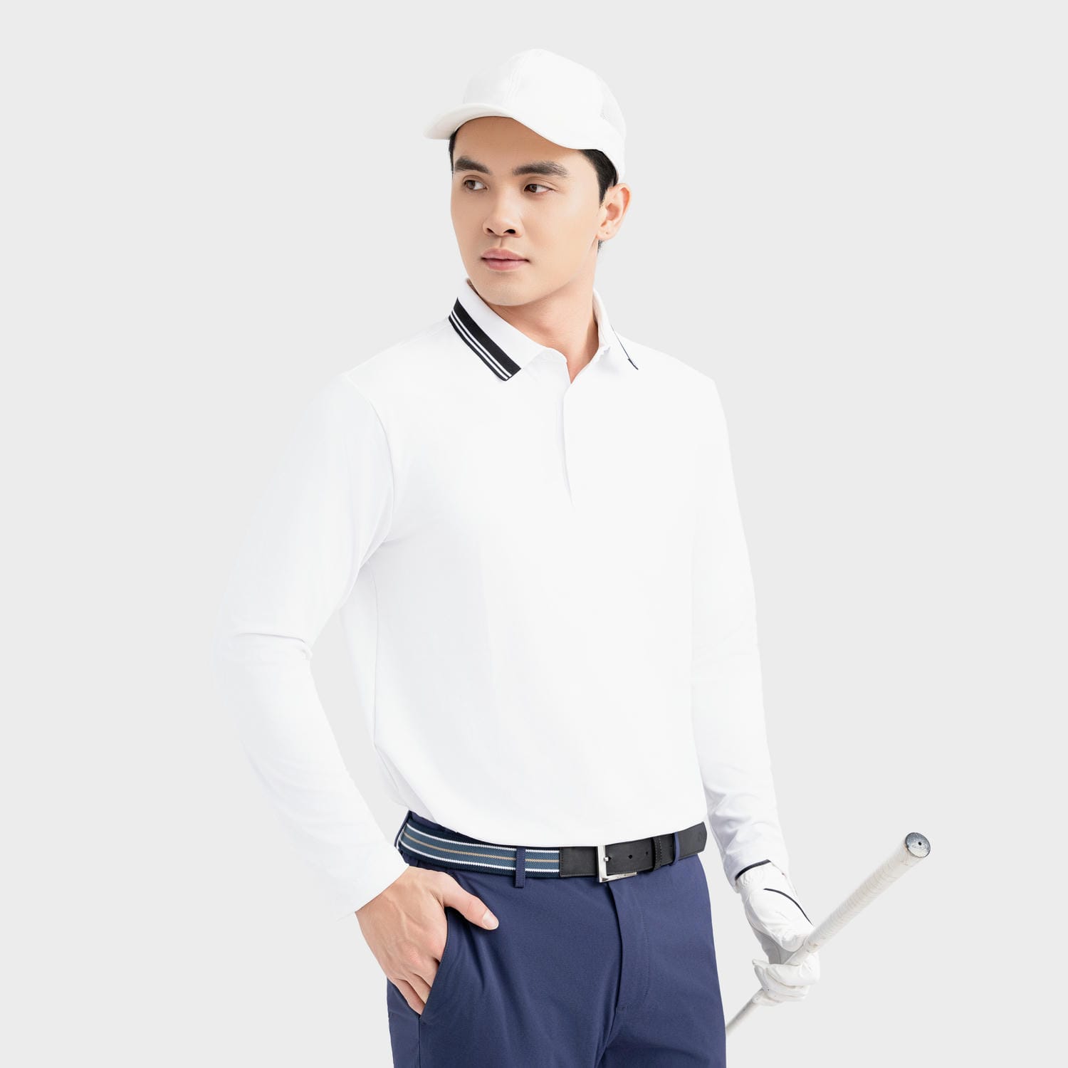 Áo Polo Nam Trắng Aristino Golf ALPG05BS2
