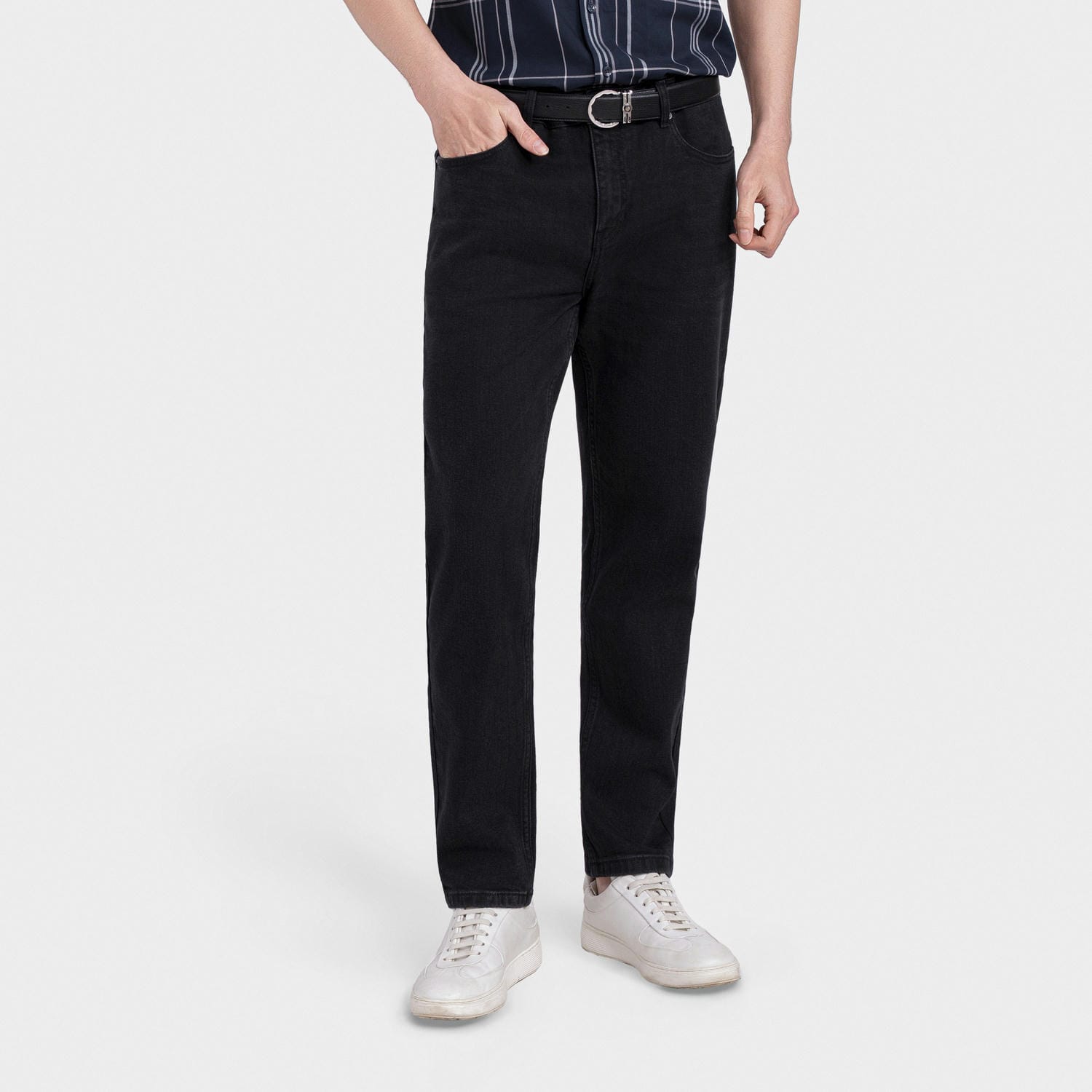 Quần Jeans Nam Hiệu Ứng Giặt Mài Aristino AJN0110S0