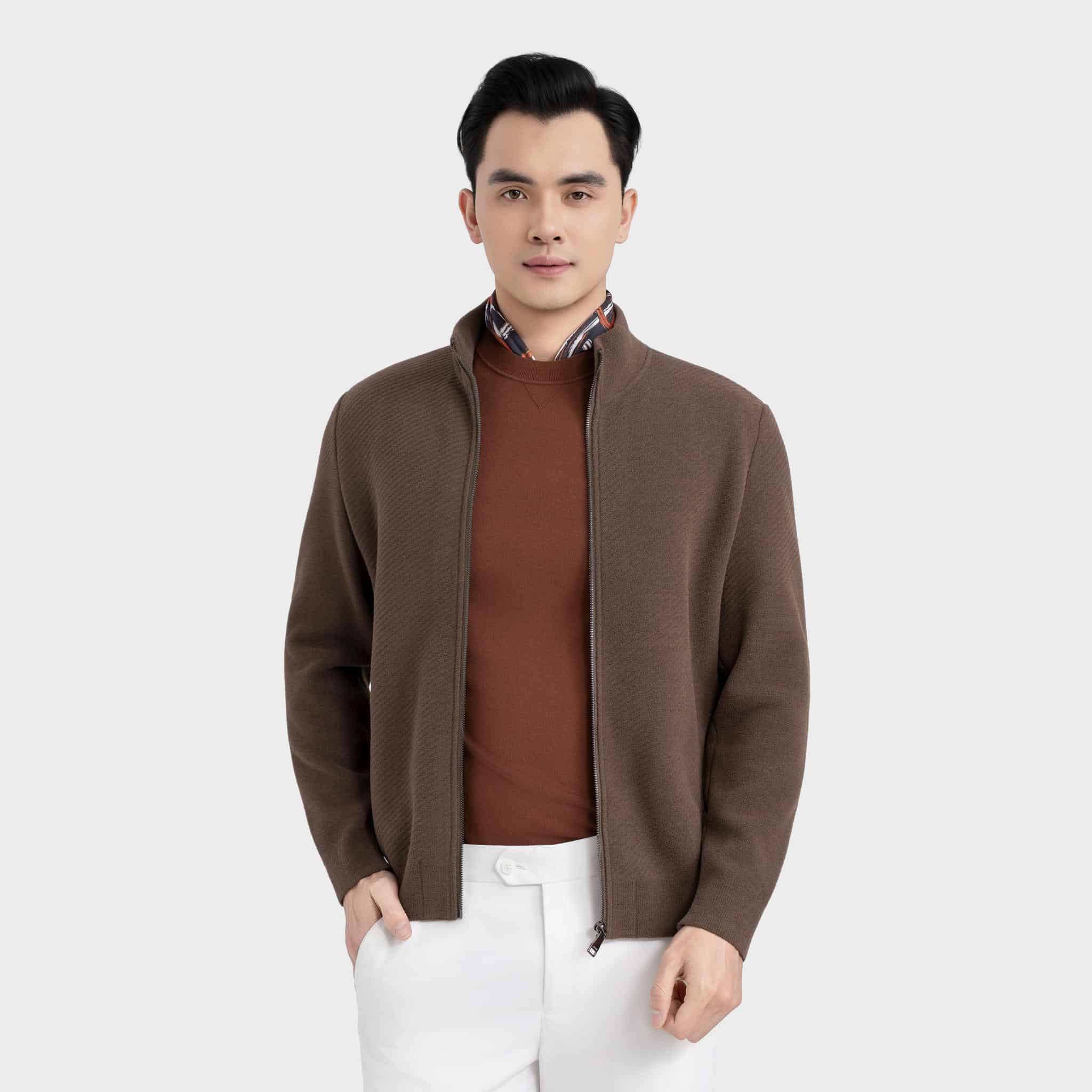 Áo Khoác Len Nam Họa Tiết Aristino Business 1WJU02BS0