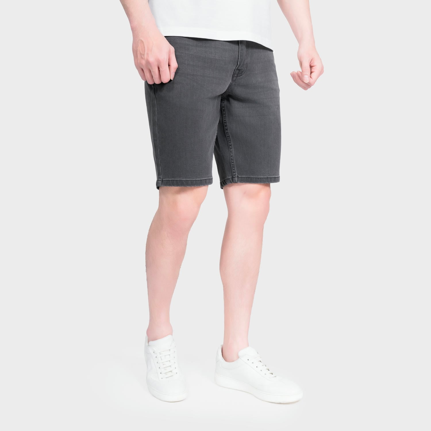 Quần Short Jean Nam Aristino Regular Fit AJH002AS0