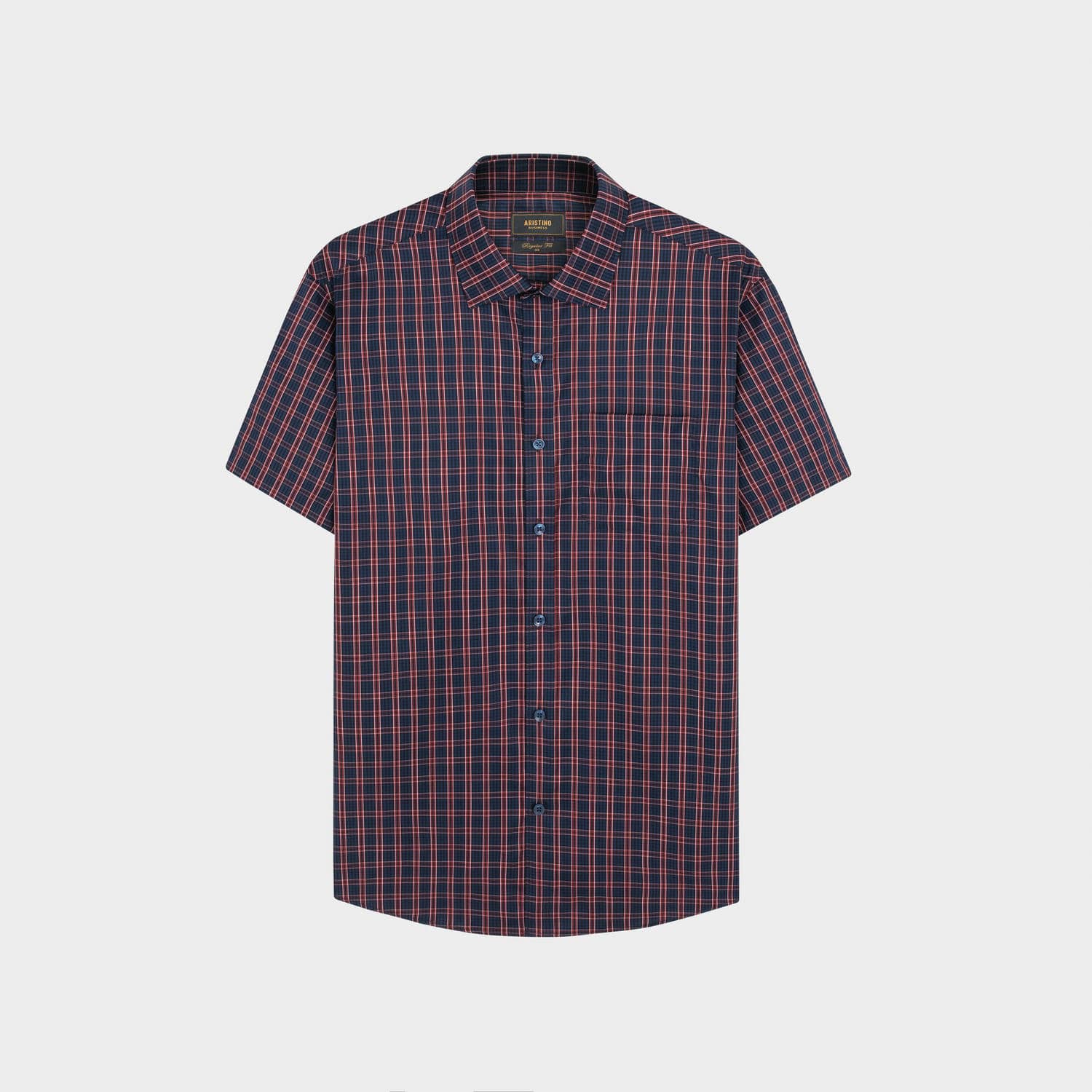 Áo Sơ Mi Nam Kẻ Aristino Business Regular Fit 1SS037AS3