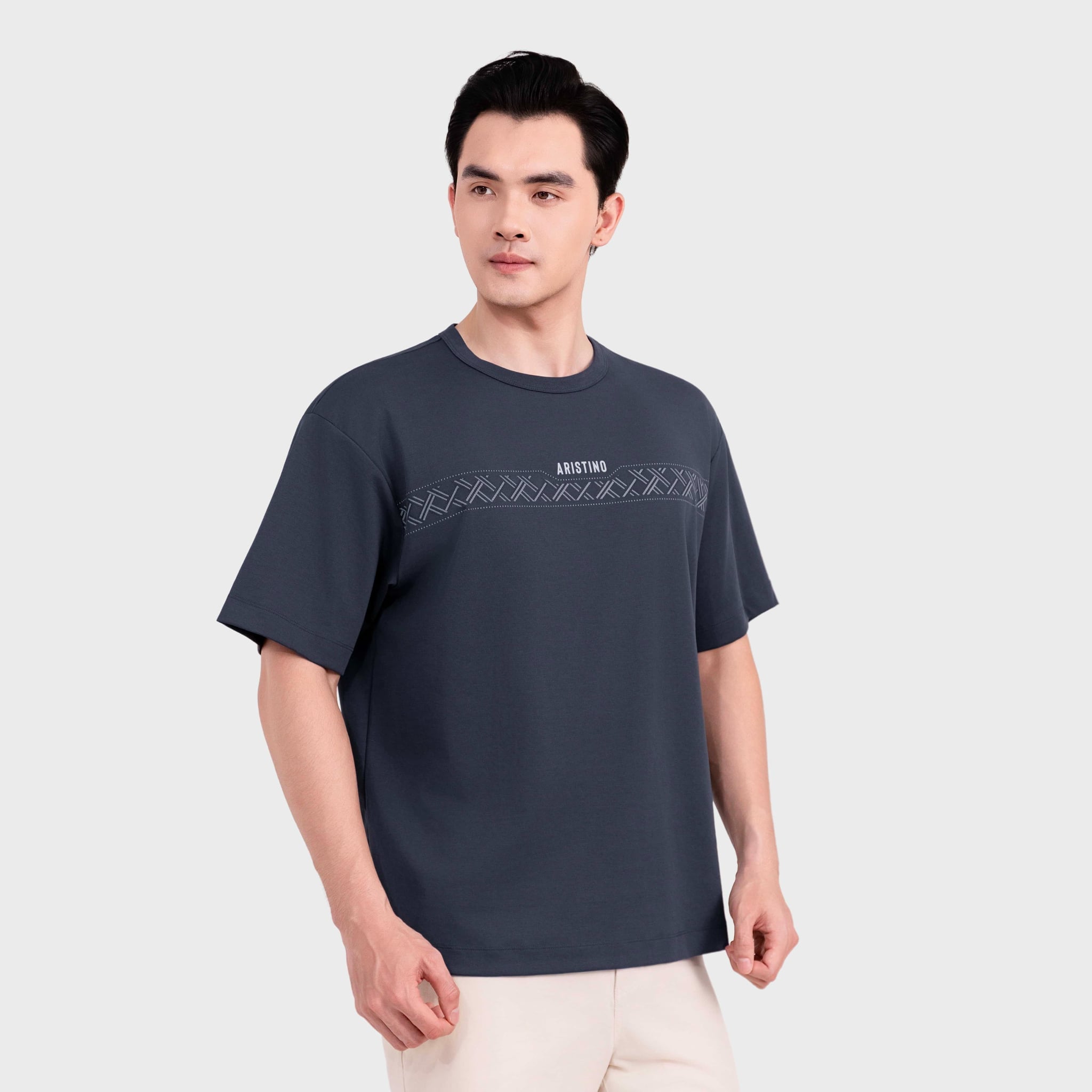 Áo Thun Ngắn Tay Nam Aristino Relax ATS006FAH0