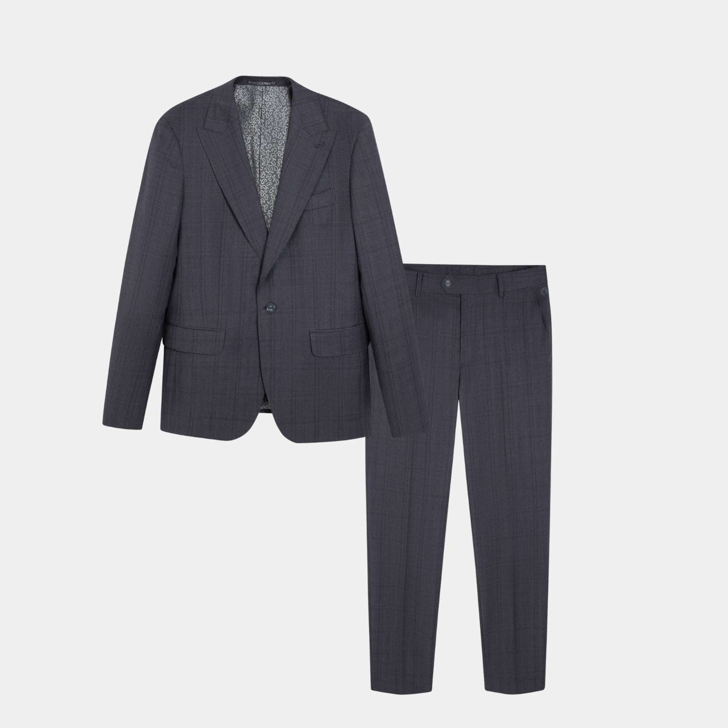 Bộ Suits Nam Xám Kẻ Aristino Business Premio 1SU0050S0