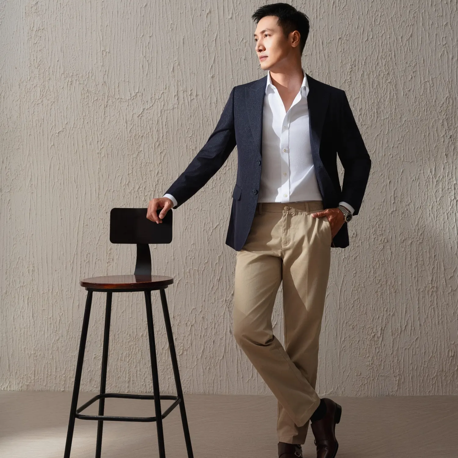 Quần kaki Nam Aristino Business Cotton 1KK00803