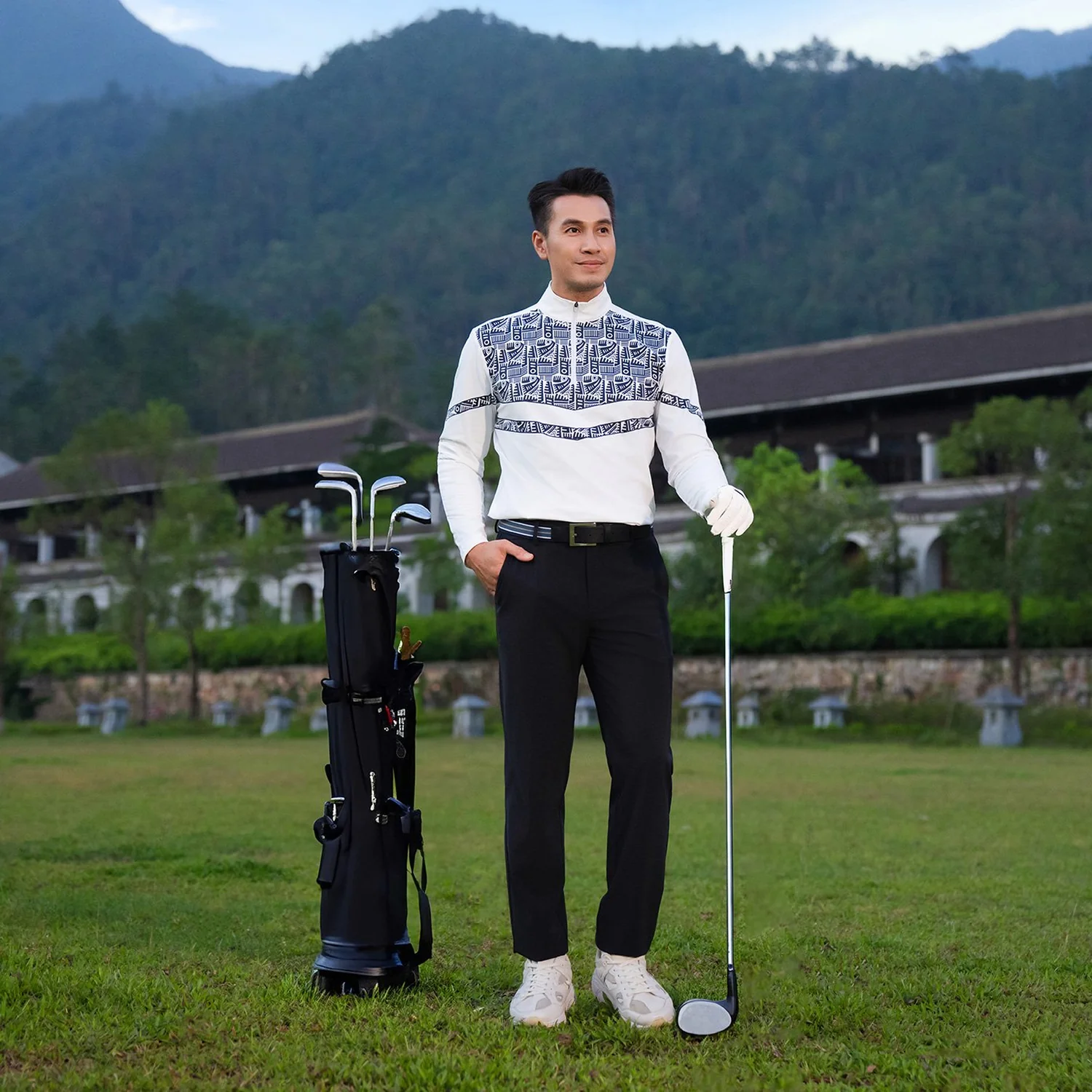 Áo Half zip Tech golf Aristino Golf AHZG16BZ – KG Việt Nam