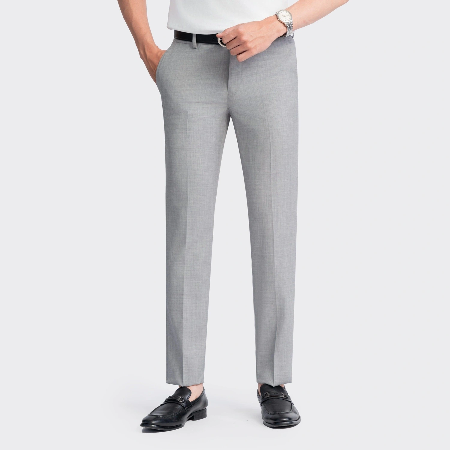 Quần Âu Wool Nam Aristino Lông Cừu Slimfit 1TR0170Z