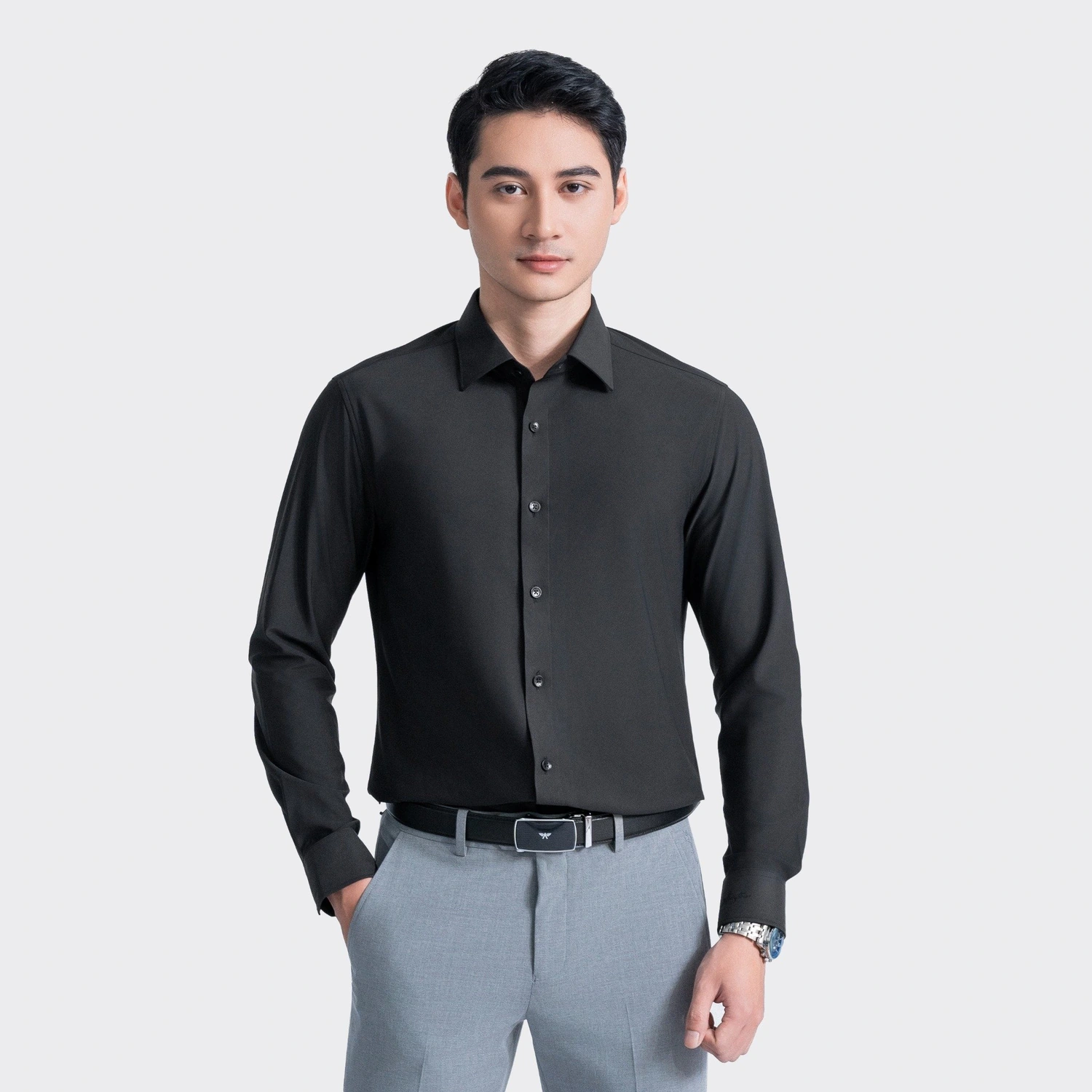 Áo Sơ Mi Nam Aristino Business 1LS0590Z