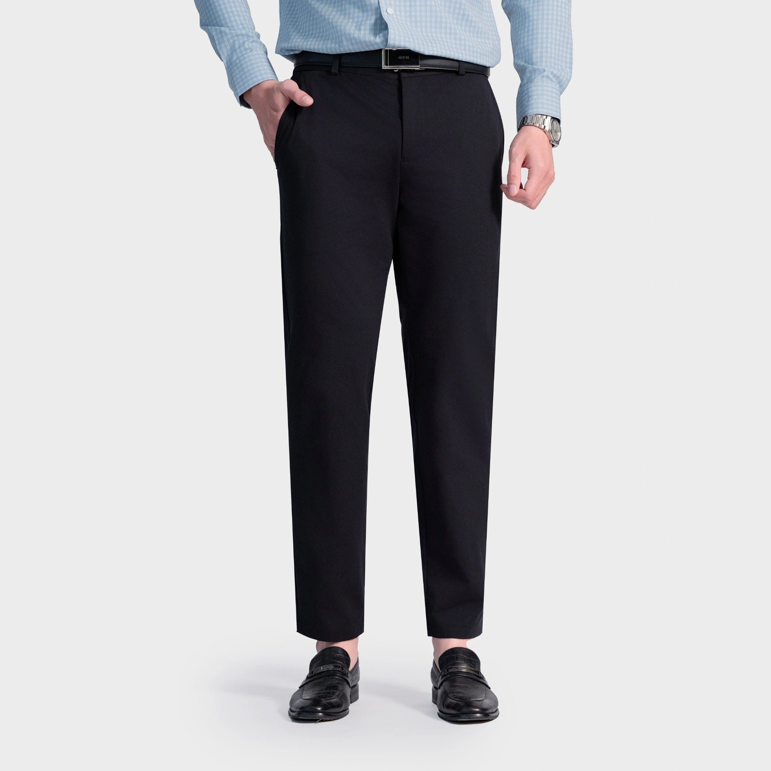 Quần Âu Nam Casual Aristino Regular Fit ATRU010Z