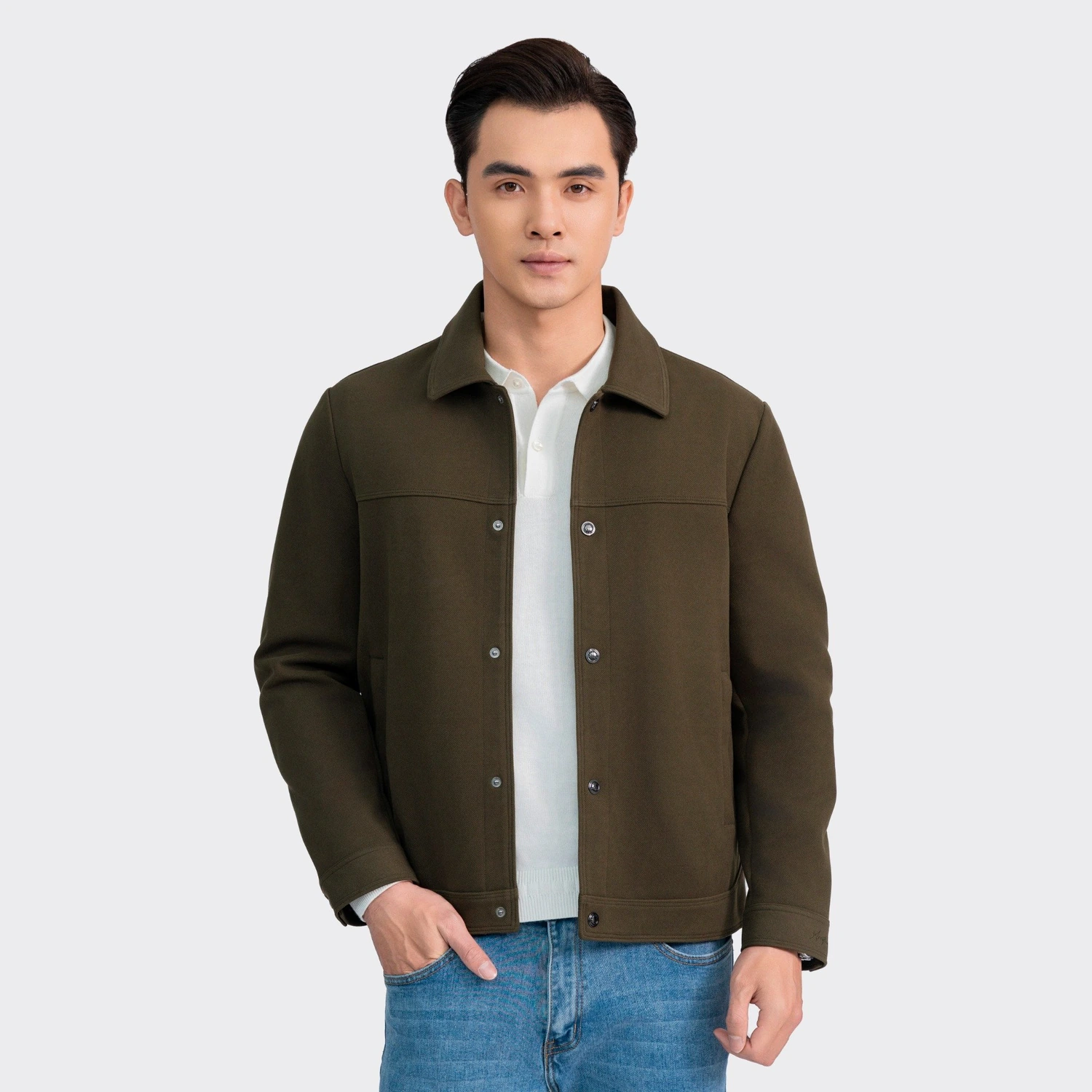 Áo Khoác hai lớp Nam Aristino Regular Fit AJK030BZ