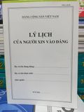 Lý lịch của người xin vào Đảng-2KND