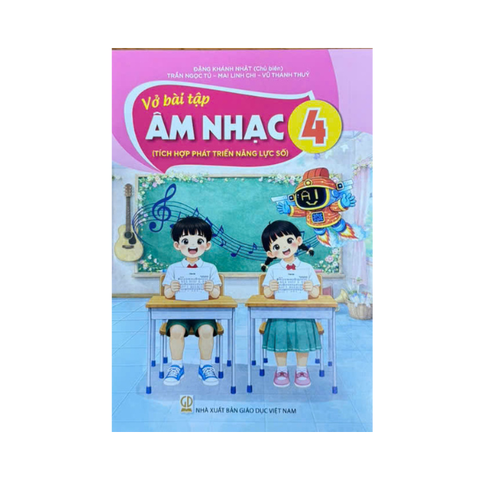 Vở bài tập Âm Nhạc 4 ( Tích hợp PTNL số )