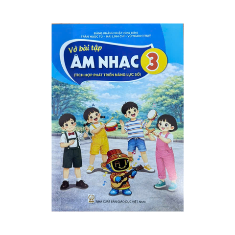 Vở bài tập Âm Nhạc lớp 3 ( Tích hợp PTNL số )