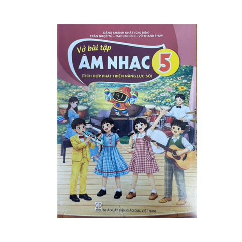 Vở bài tập Âm Nhạc lớp 5 ( Tích hợp PTNL số )