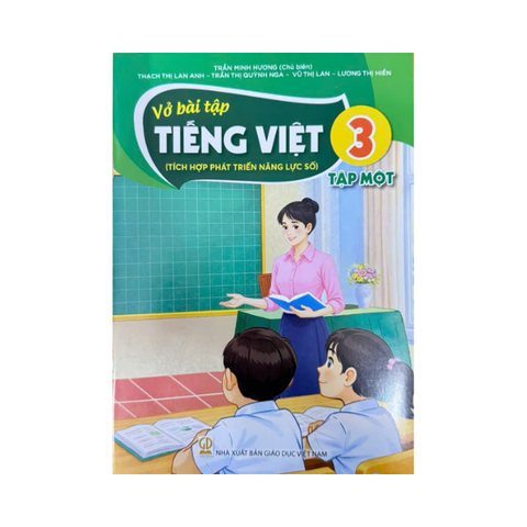 Vở bài tập Tiếng Việt lớp 3 tập 1 ( Tích hợp PTNL số )