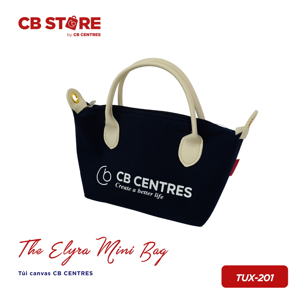 Túi canvas CB CENTRES The Elyra Mini Bag - Xanh navy