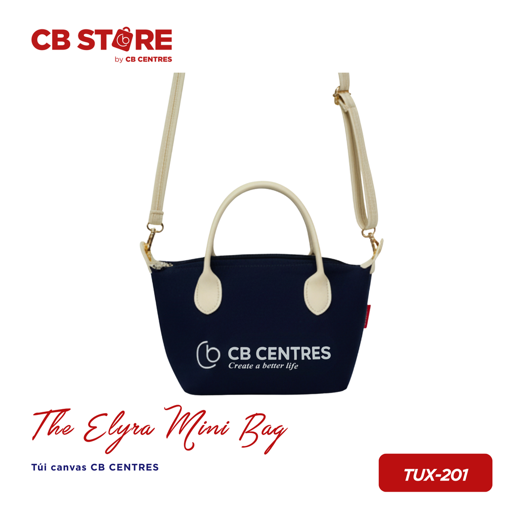 Túi canvas CB CENTRES The Elyra Mini Bag - Xanh navy