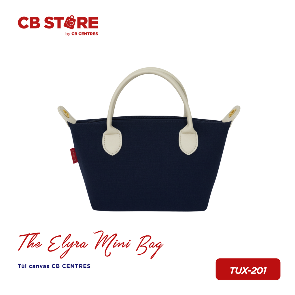 Túi canvas CB CENTRES The Elyra Mini Bag - Xanh navy