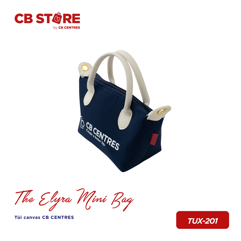 Túi canvas CB CENTRES The Elyra Mini Bag - Xanh navy