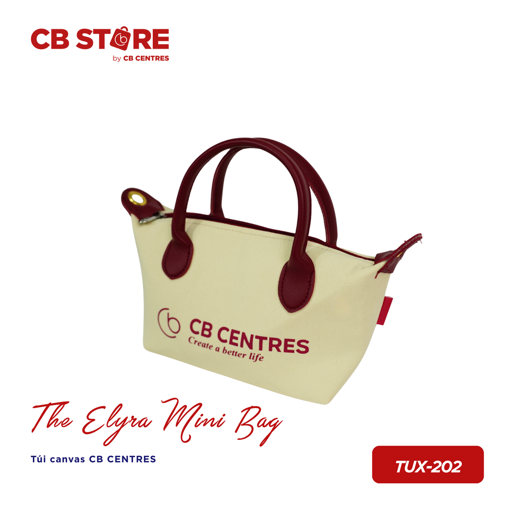 Túi canvas CB CENTRES The Elyra Mini Bag - Vàng kem