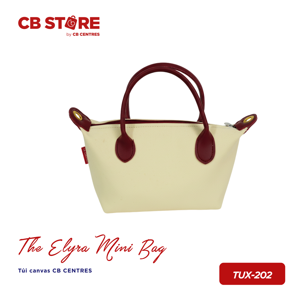 Túi canvas CB CENTRES The Elyra Mini Bag - Vàng kem