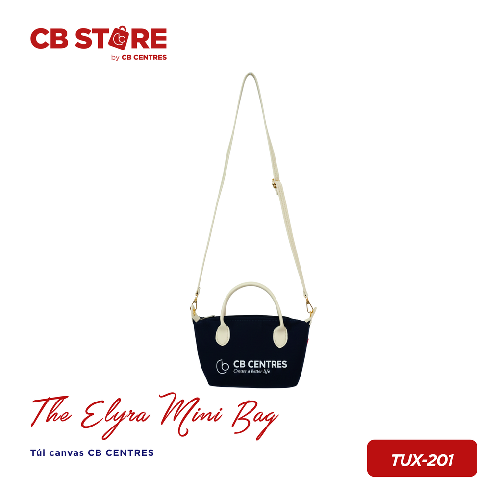 Túi canvas CB CENTRES The Elyra Mini Bag - Xanh navy