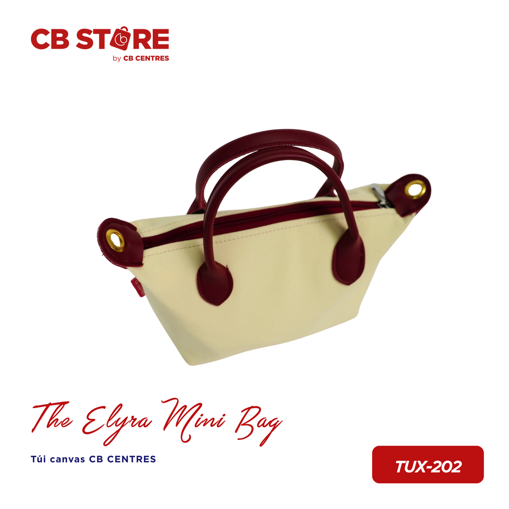 Túi canvas CB CENTRES The Elyra Mini Bag - Vàng kem
