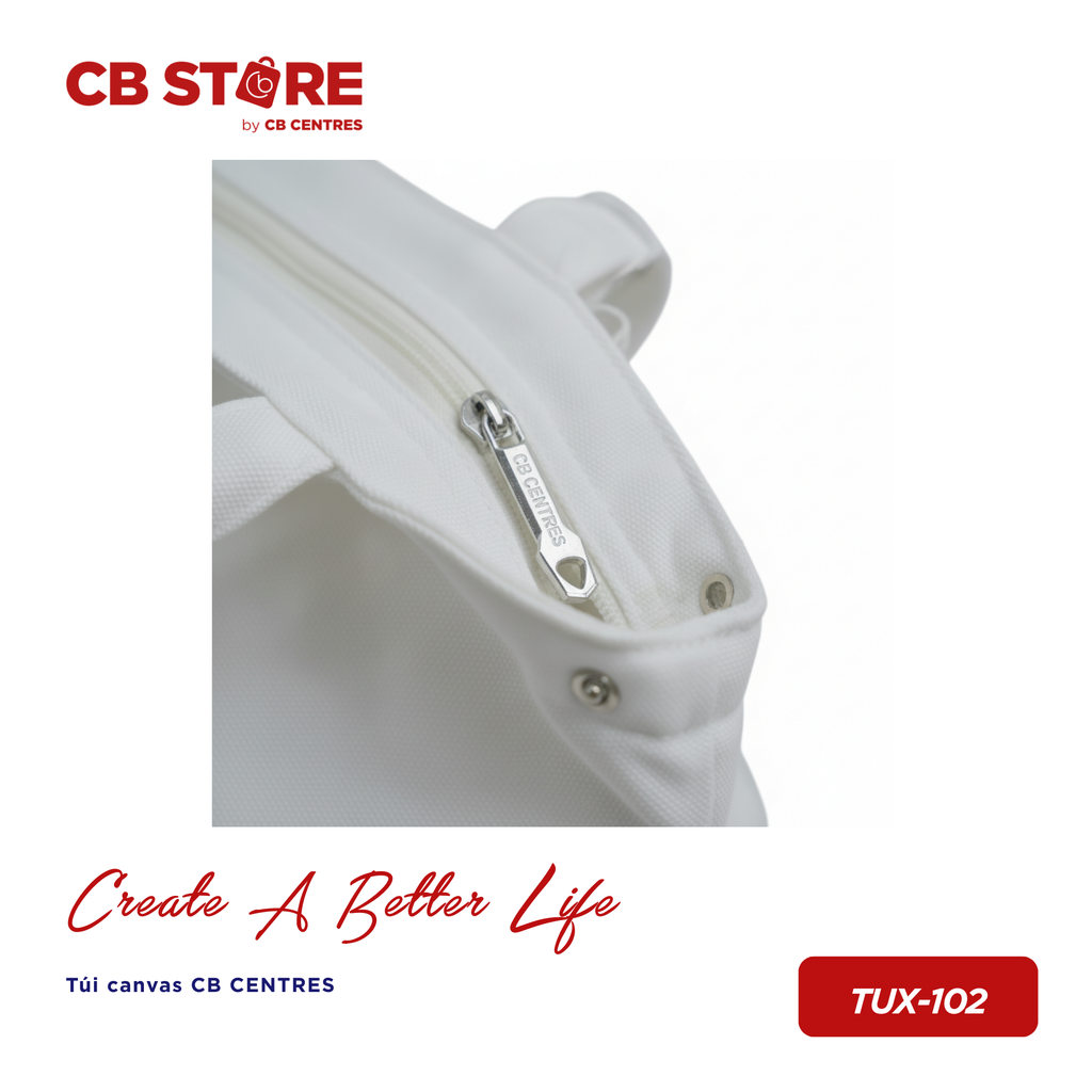 Túi canvas CB CENTRES Create A Better Life
