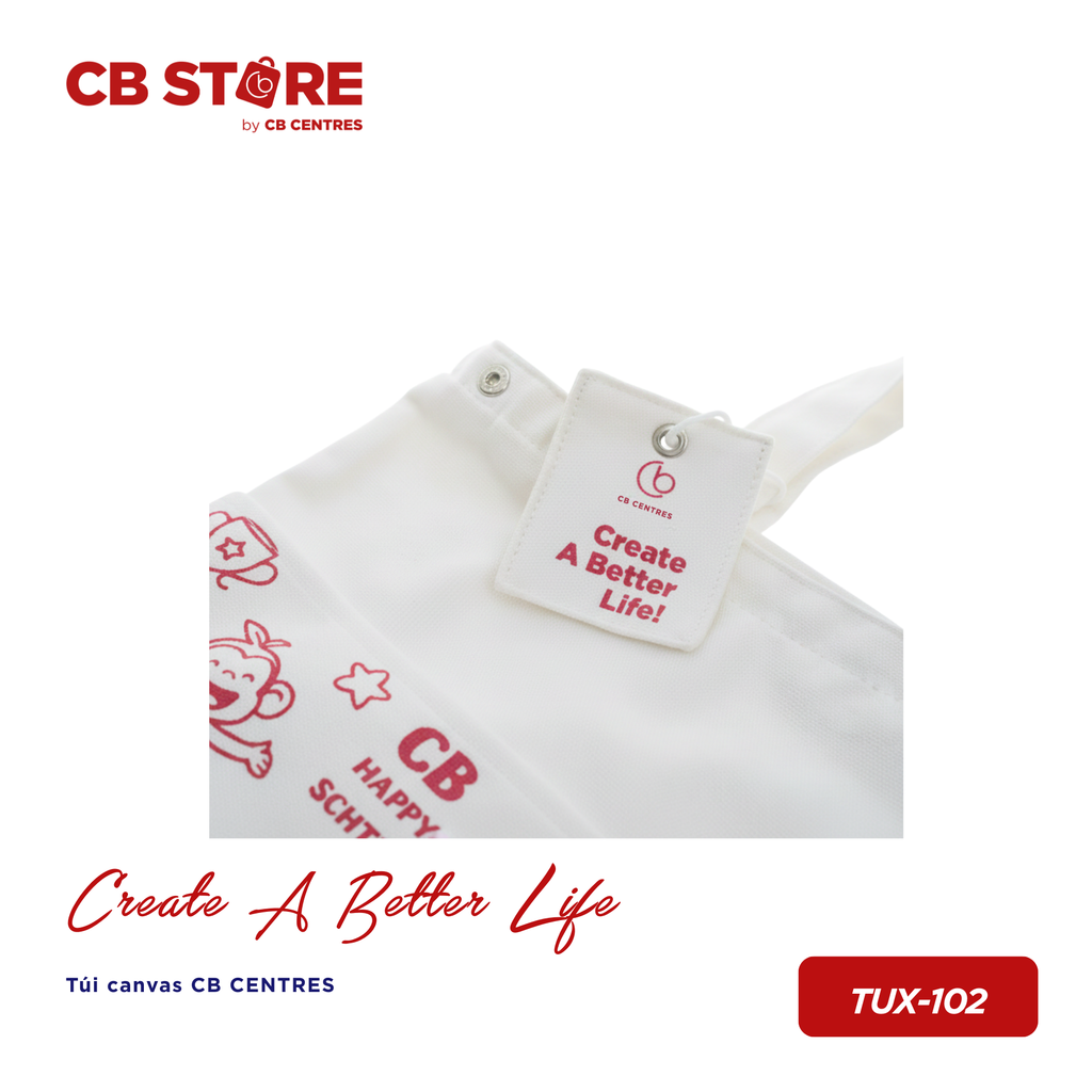 Túi canvas CB CENTRES Create A Better Life