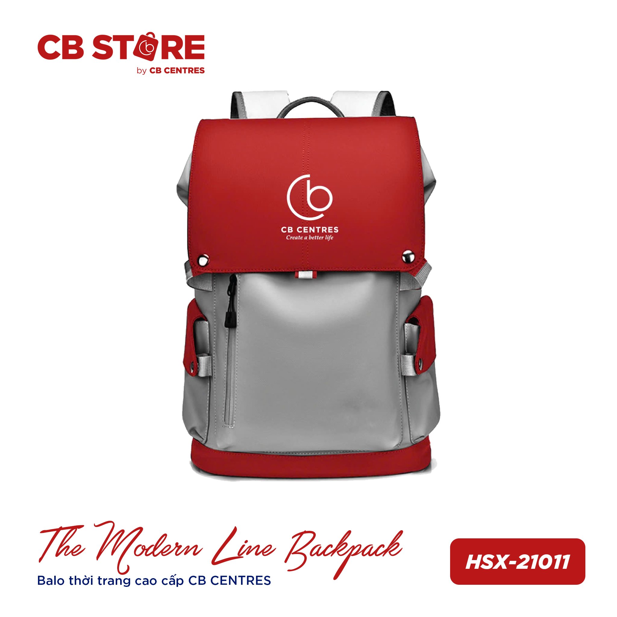 Balo thời trang cao cấp CB CENTRES The Modern Line Backpack