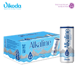 Thùng 24 lon Vikoda Nước Khoáng Kiềm Thiên Nhiên Alkaline lon 330 ml 