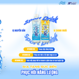  Nước Khoáng Thể Thao Đảnh Thạnh Sport Drink Vị Nguyên Bản 430ml 