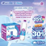 Thùng 12 chai Vikoda Nước Khoáng Kiềm Thiên Nhiên 1.5L 