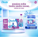  Thùng 24 chai Vikoda Nước Khoáng Kiềm Thiên Nhiên 500 ml 