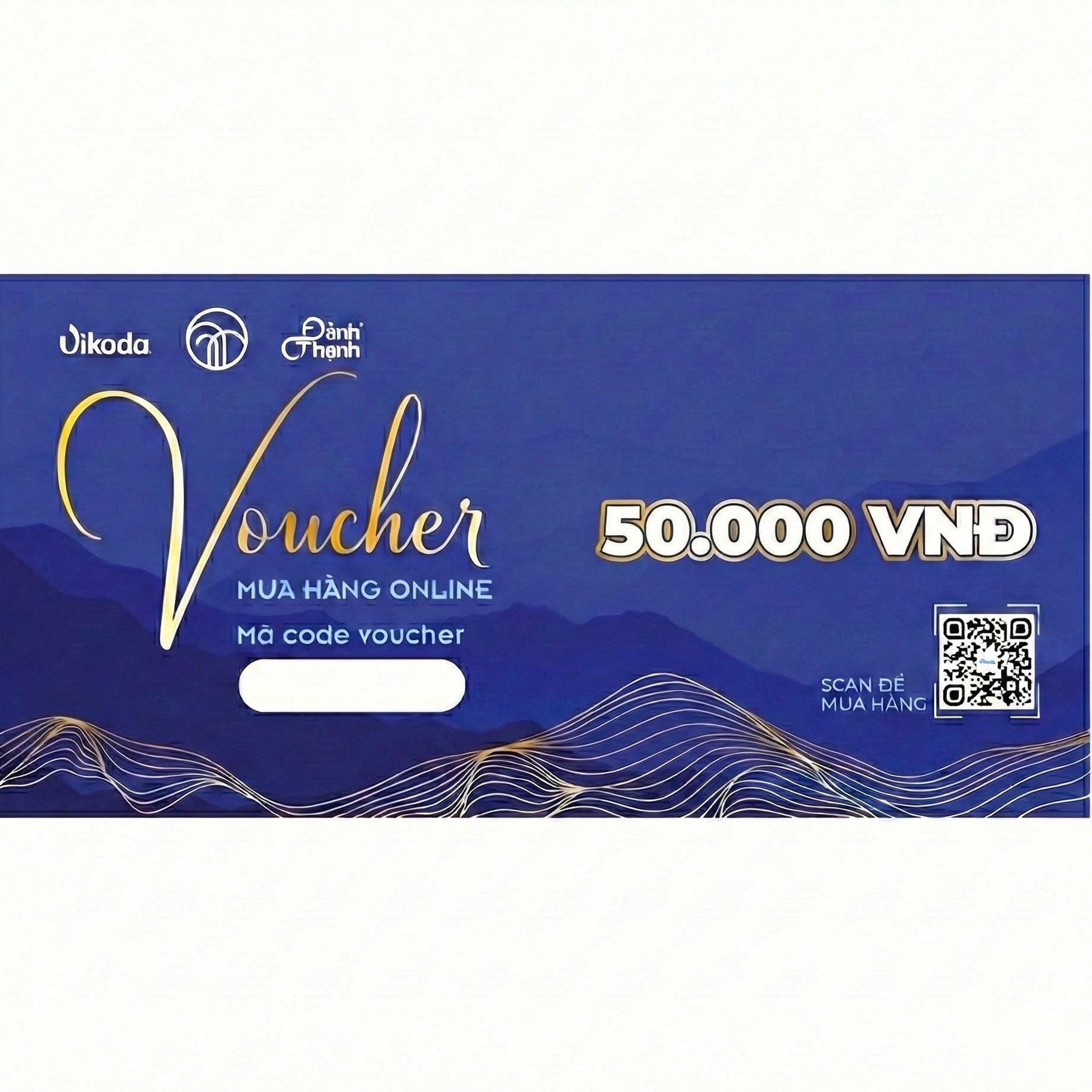  Voucher mua hàng trị giá 50K 
