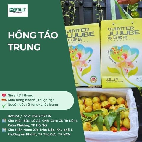  Hồng Táo Tươi JuJuBe 