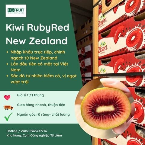  Kiwi RubyRed New Zealand - Kiwi Đỏ 