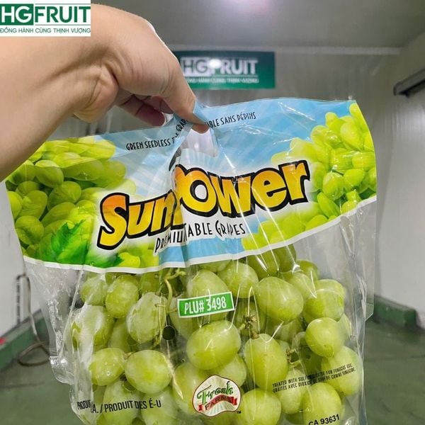 Nho Xanh Mỹ giá sỉ