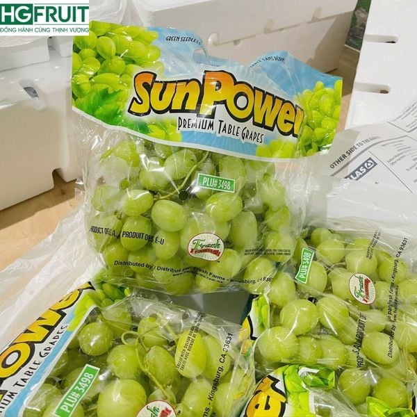 Nho Xanh Mỹ giá sỉ