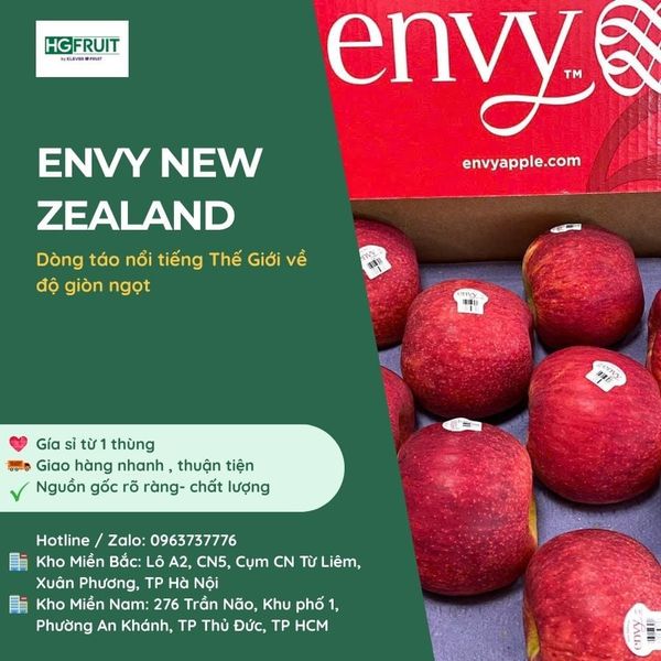 Táo Envy New Zealand giá tốt tại Hoàng Giang Fruit