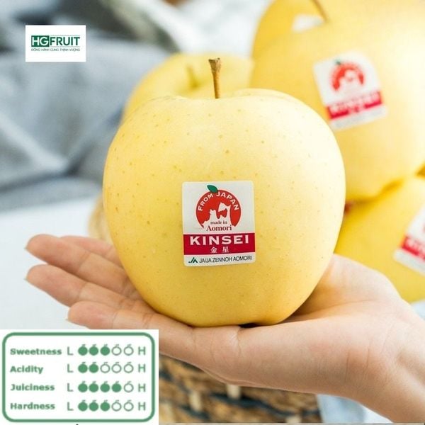 Táo Nhật Kinsei thơm mật ong vị trái cây nhiệt đới