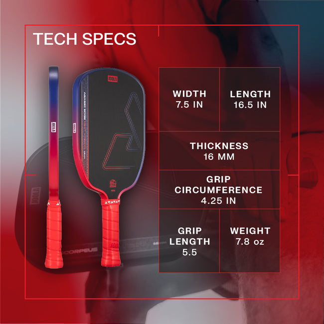 Heat Vision Agassi Edge Pickleball Paddle