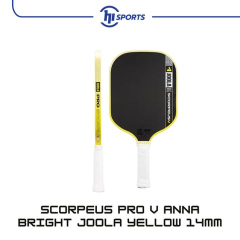 Vợt Scorpeus Pro V Anna Bright JOOLA Yellow 14mm (Global)