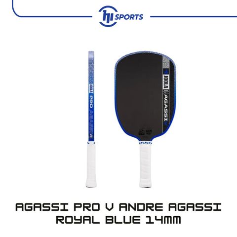 Vợt Agassi Pro V Andre Agassi Royal Blue 14mm (Global)