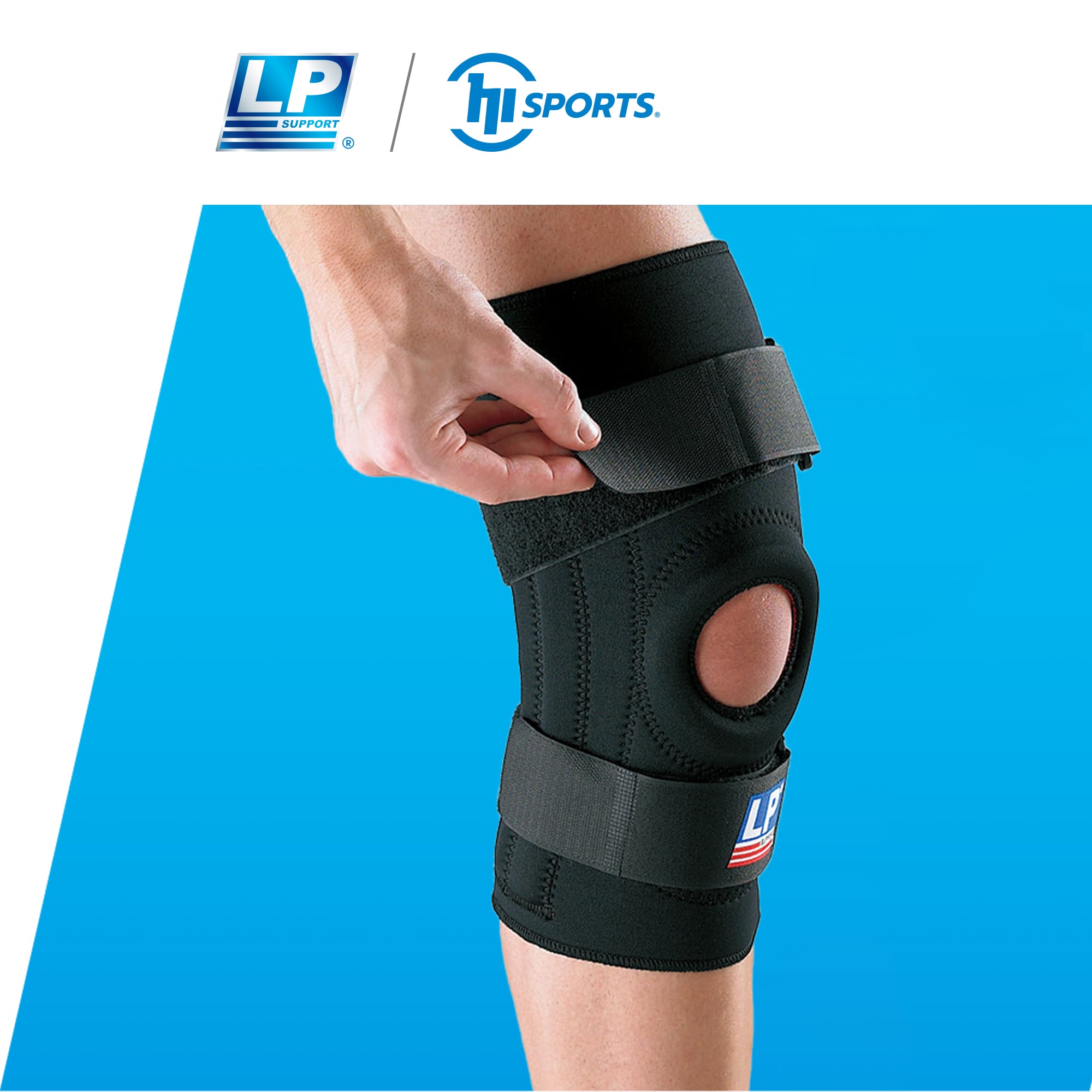 Đai gối khóa chốt tăng cường lực nén