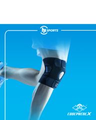 Đai trợ lực gối - xương bánh chè & chống vặn xoắn toàn diện (Lv.2) COOLPRENE™ X