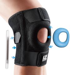 Đai trợ lực gối - xương bánh chè & chống vặn xoắn toàn diện (Lv.2) COOLPRENE™ X